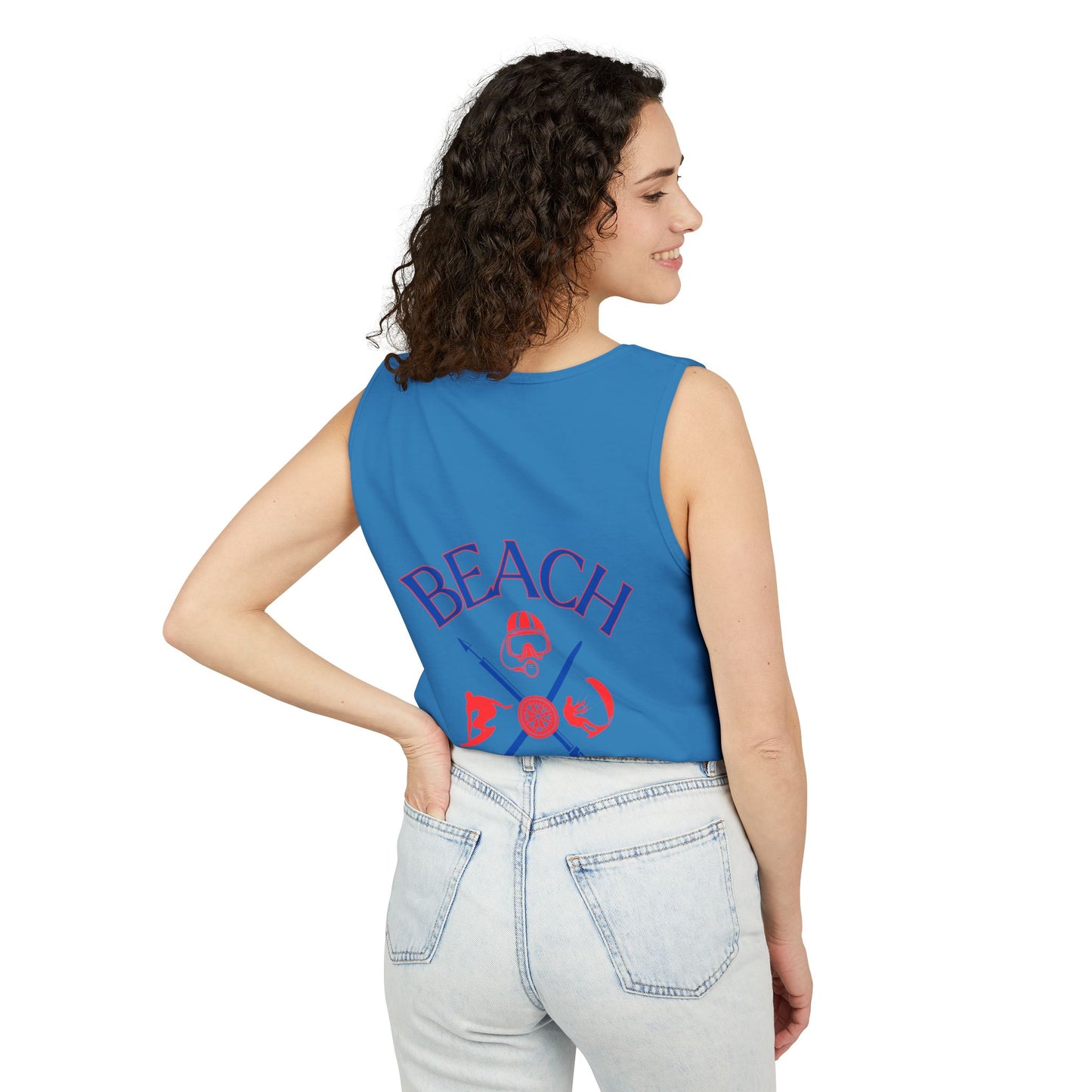 Beach Viking Tank Top Dominican Republic Edition