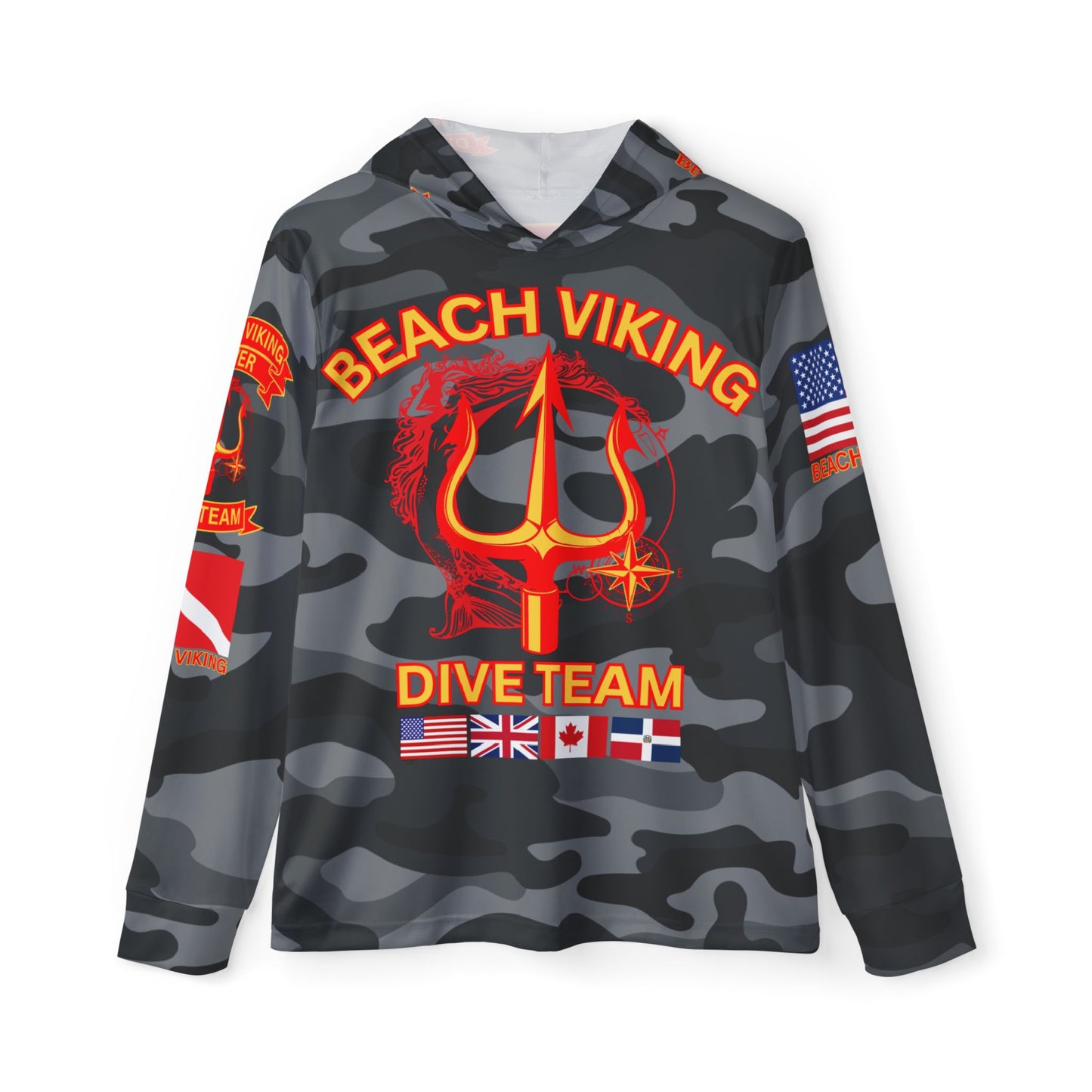 Black Camo Dive Team Hoodie