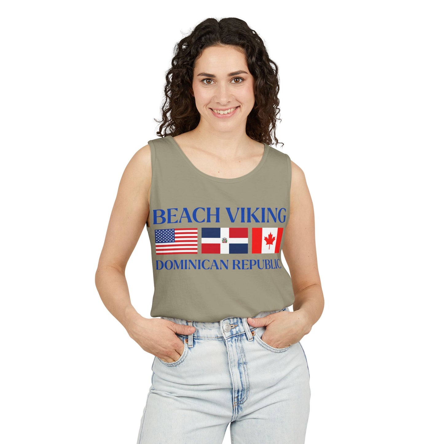 Beach Viking Tank Top Dominican Republic Edition