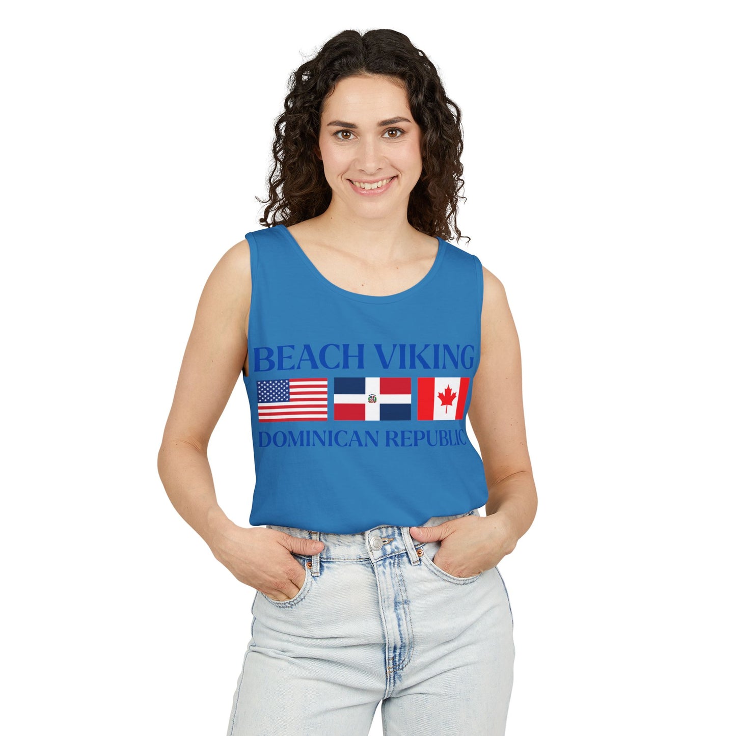Beach Viking Tank Top Dominican Republic Edition