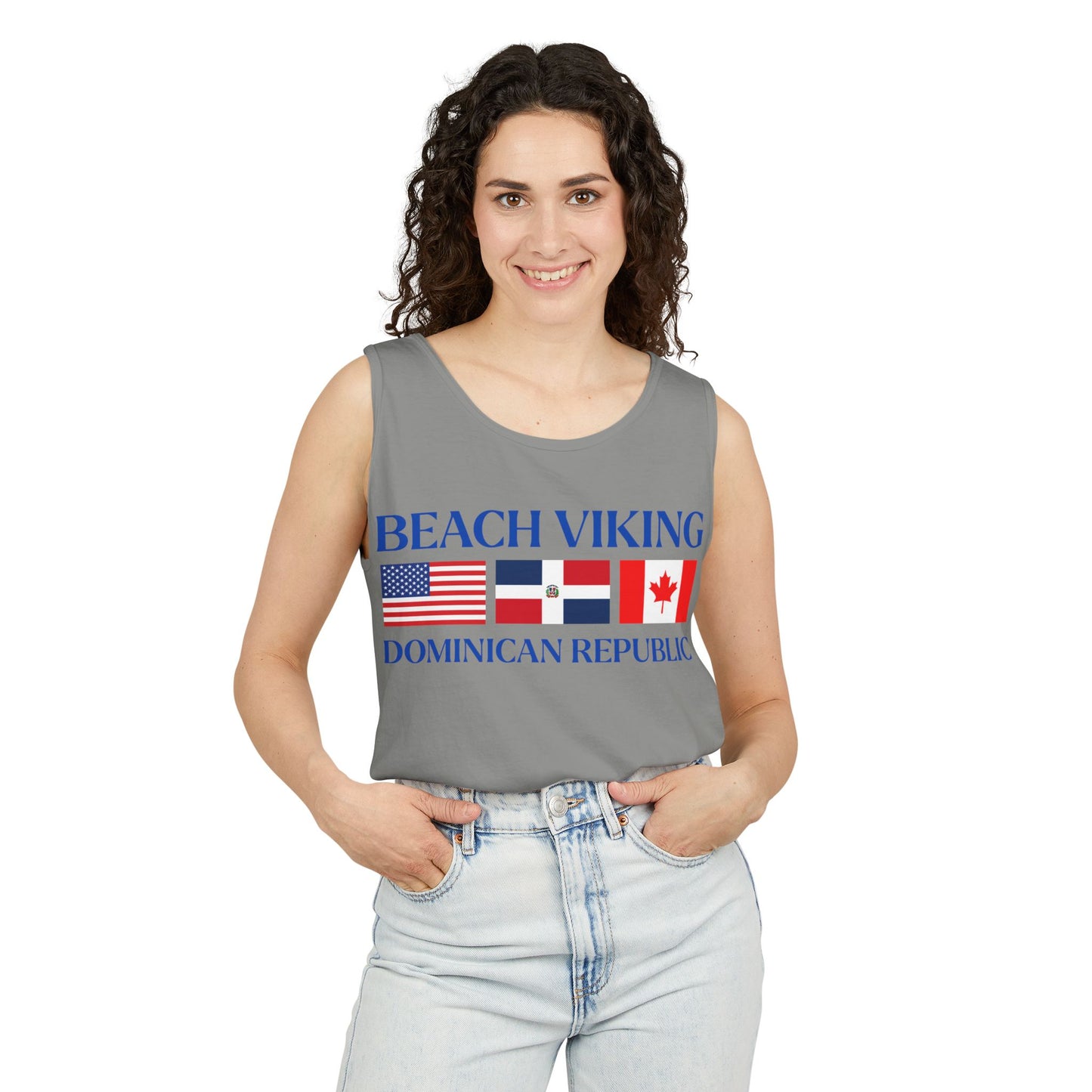 Beach Viking Tank Top Dominican Republic Edition
